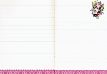 Preview: Notizheftchen Bouquet