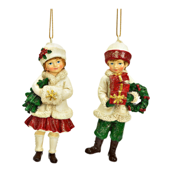 Hänger Mädchen mit Geschenk