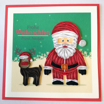 Weihnachtskarte Frohe Weihnachten