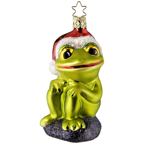 Glasornament Frosch