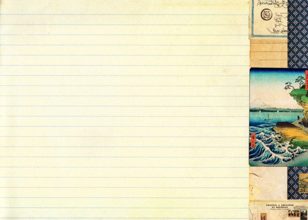 Notizheft Die große Welle