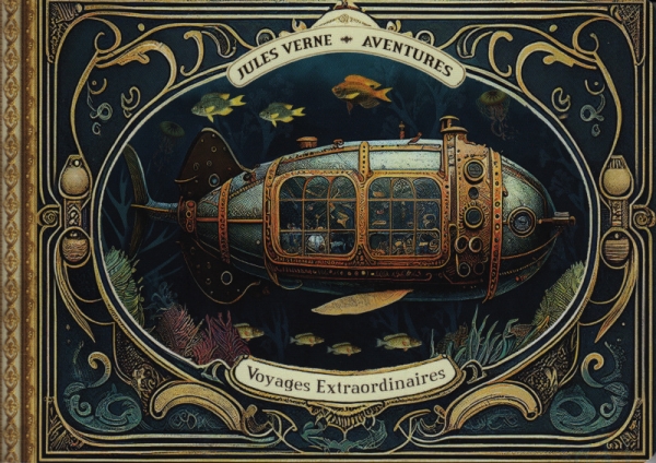 Notizheft Jules Verne Aventures