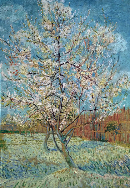 Grußkarte Van Gogh Edition-Der Pfirsichbaum