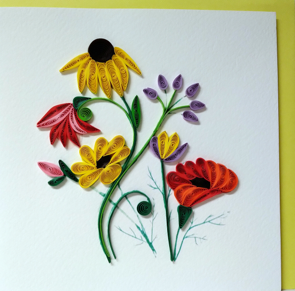 Grußkarte Wildblumen