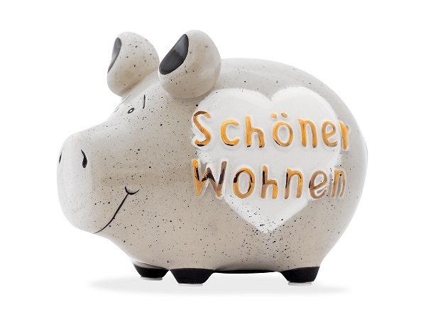 KCG Sparschwein Schöner Wohnen Gold-Edition